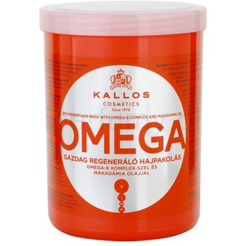 Omega Hair Mask - Regeneračná maska ​​na vlasy s omega-6 komplexom a makadamovým olejom